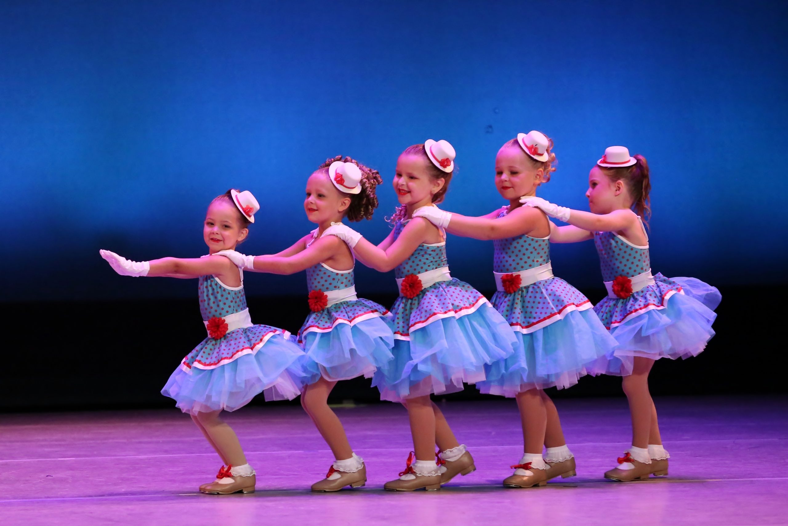 young girls dance performance